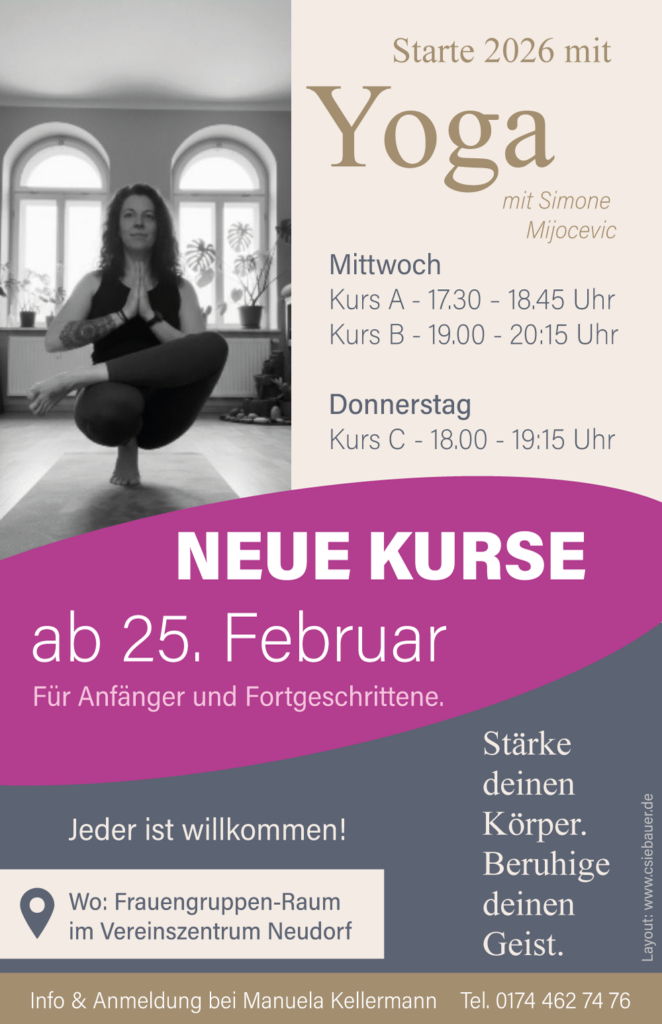 Yoga Kurs Flyer + digital 